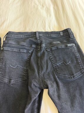 7 For All Mankind Slimmy Jeans - Washed Black Slim Jeans